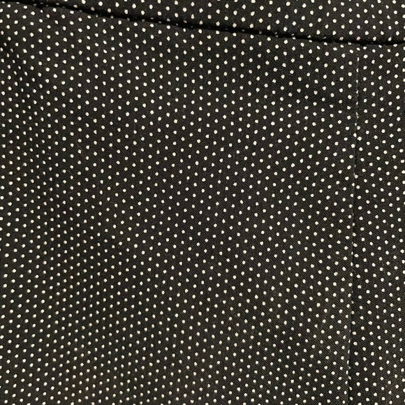 Signature Slimming by CJ Banks Black with mini polka-dot Capri pant. Siz… - Picture 2 of 7